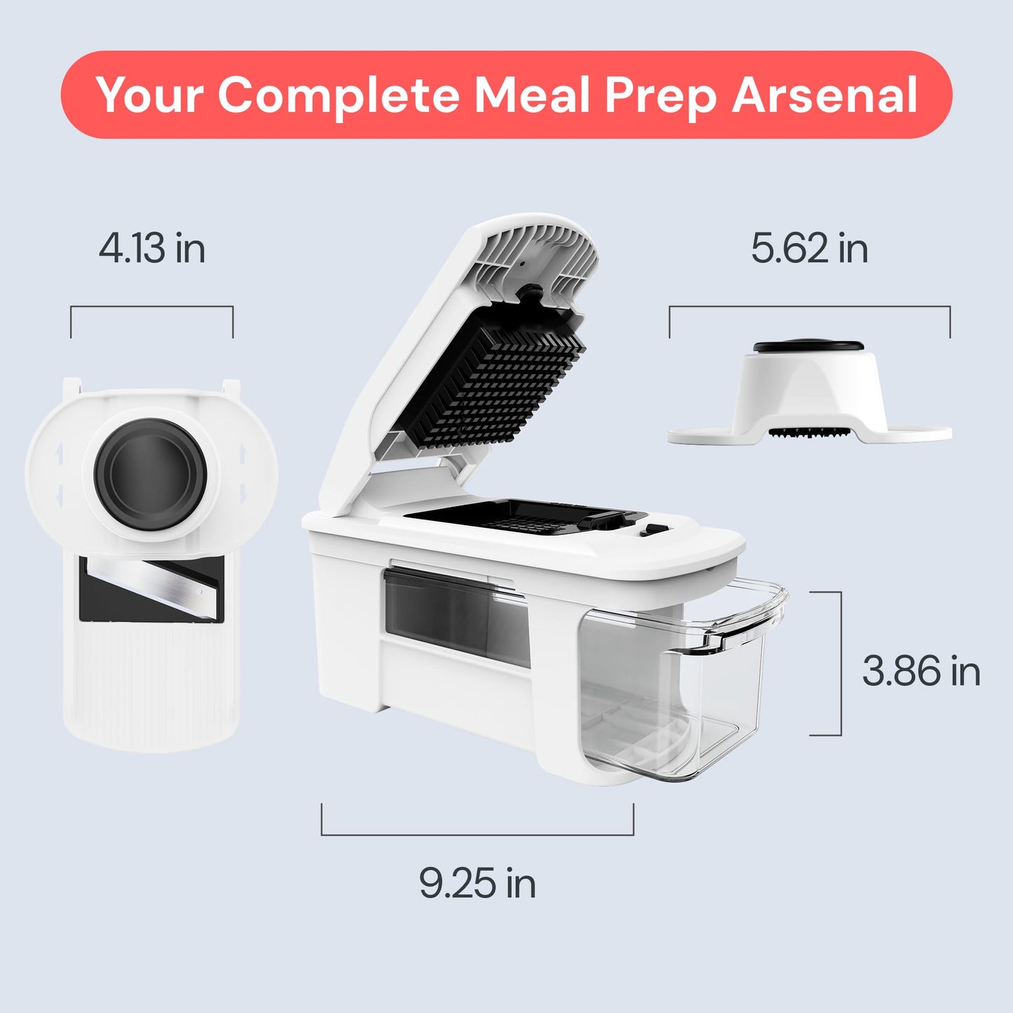 fsamz-b07vg4s38c-pt08 | Fullstar Pro XL Vegetable Chopper & Mandoline — gallery