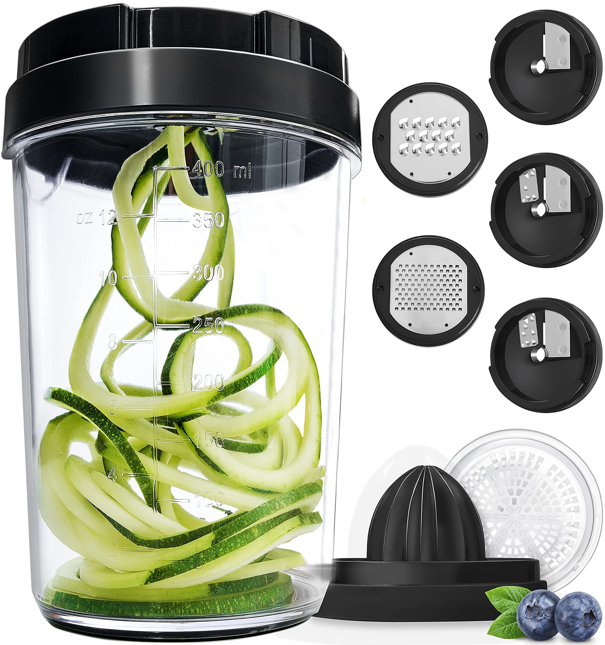 fsamz-b07y2b97vx-main | Fullstar Vegetable Spiralizer & Slicer, Veggie Noodle Maker Kitchen Gadget — 8-in-1