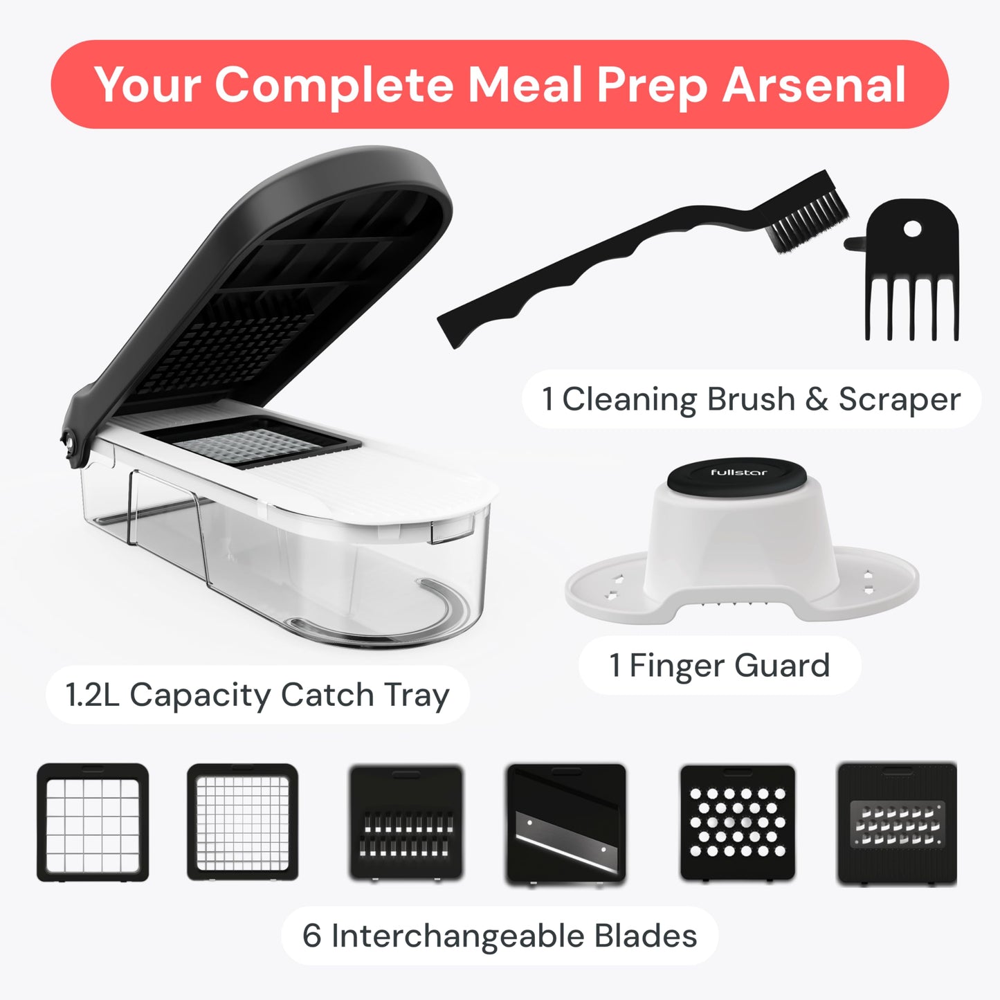 fsamz-b0dbj8t9px-pt08 | Fullstar Pro Core Vegetable Chopper & Mandoline Slicer — gallery