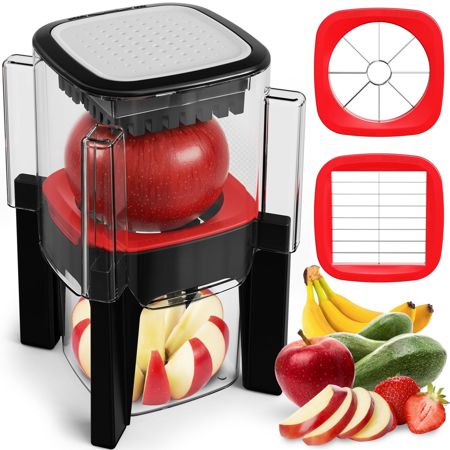 fsamz-b0dyk141m6-main | Fullstar Apple Slicer & Corer with Built-In Container