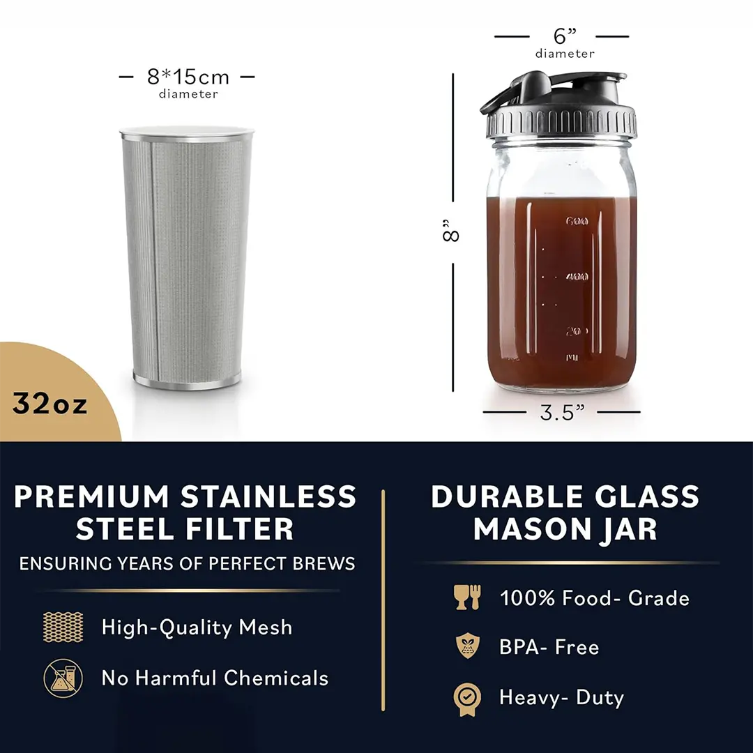 Durable Home Hero Cold Brew Coffee Maker