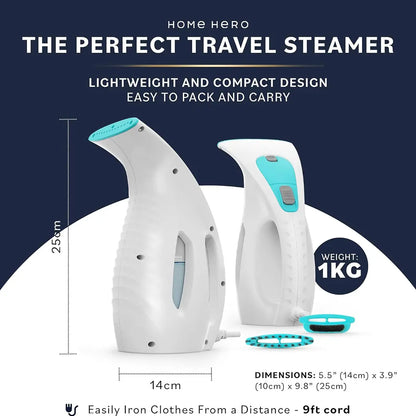 traveling w/ Home Hero Clothes Steamer Jug