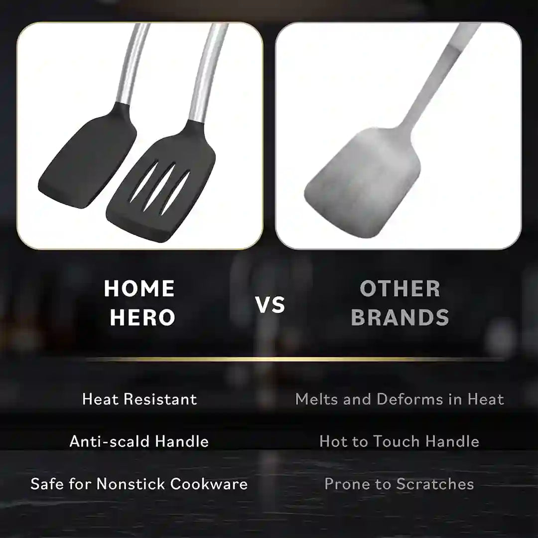 competitors vs Home Hero Kitchen Spatulas Cooking Utensils