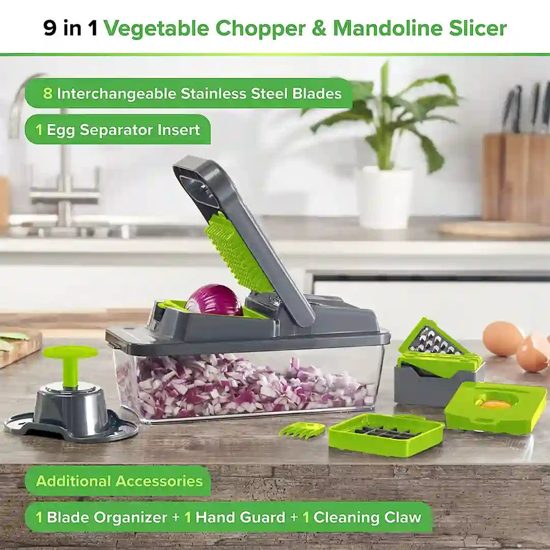 PrepNaturals Hybrid Chopper/Mandoline 9 in 1